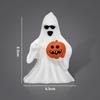 Halloween Geisterfigur Geisterdeko Lustige Niedliche Geisterfigur Geisterstatue Halloween Dekoration zum Verschenken Requisiten Tischplatte Heimdeko Neujahrsgeschenke