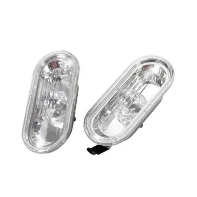 2pcs Car Side Marker Light Shell Auto Turn Signal Lamp Warning Lights Compatible for Volkswagen Golf 4 Mk4 Bora Vento Seat Jetta