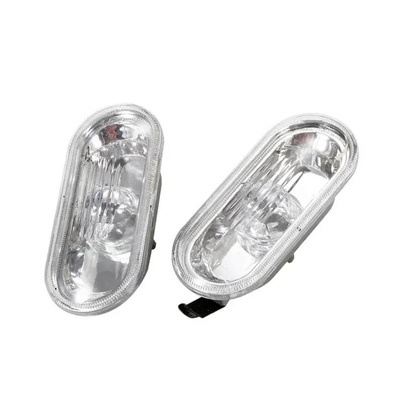 2pcs Car Side Marker Light Shell Auto Turn Signal Lamp Warning Lights Compatible for Volkswagen Golf 4 Mk4 Bora Vento Seat Jetta