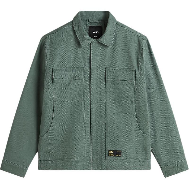 Vans Mcavoy Station Solid Color Versatile Long Sleeve Jacket Men Jackets Green VN000HMK1CI