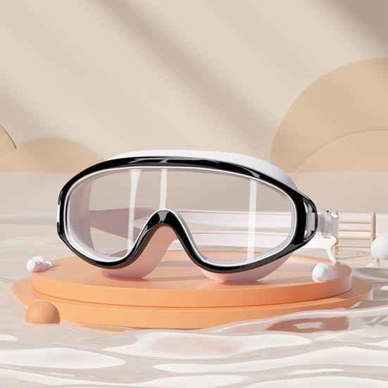 Children Swim Goggles with Earplugs Waterproof No Leakage Anti-Fog UV Protection