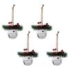 Weatherproof Iron Bells Decorations for Door Window Christmas Tree Decoration X3UC
