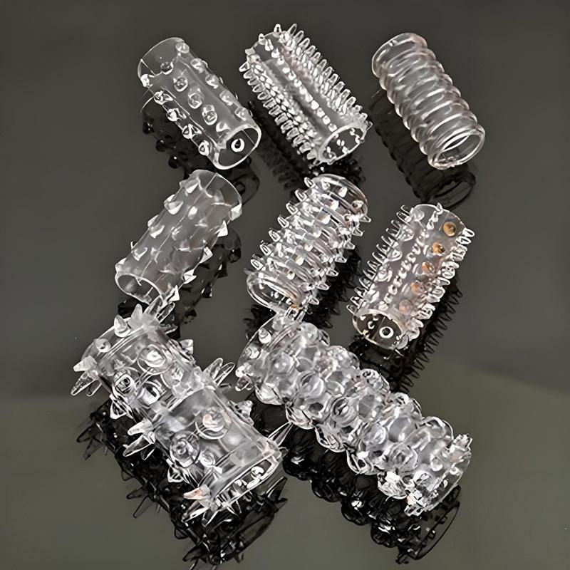 2/3/4/5/6/10/12 Pcs Cock Ring G-Spot Stimulate Penis Ring Sex Toys For Men Lock Sperm Delay Ejaculation Cockring Intimate Goods