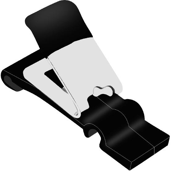 Fuel Door Spring Clip, Gas Tank Door Spring for To-yota 2001-2012 RAV4, 2007-2016 Yaris, 2007-2016 Yaris, 2003-2008 Corolla, for L-exus ES350 GS350