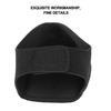 Soft Silicone Heel Pad Shock Cushion Unisex Relieve Pain Heel Support Pad Black