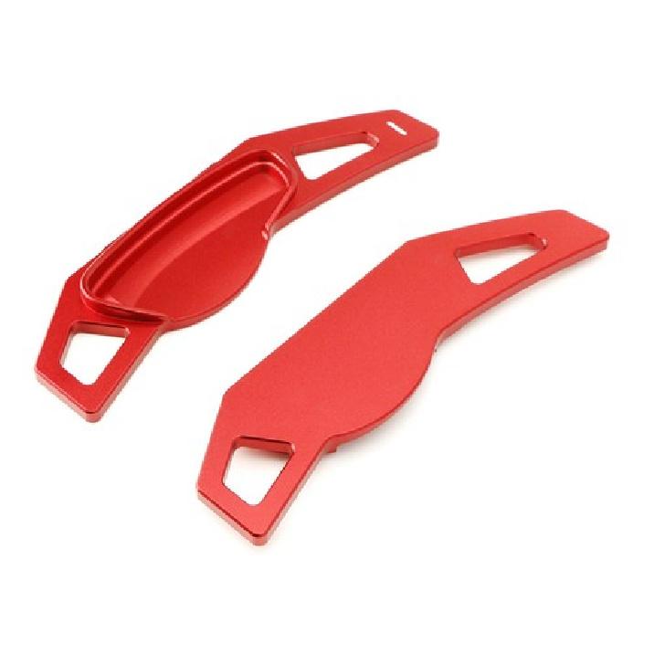 Red Aluminum Steering Wheel Paddle Shifter Extension For 08-18 Smart Fortwo For4
