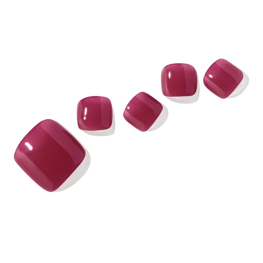 OHORA Pedi Gel Nail Strips Collection Glossy Summer Pedicure Nail Art Stickers (7 Types)