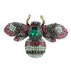 Brož Šperky Retro Bee Shape Alloy Atraktivní ozdobné kamínky Pin Ornament pro kabátový oblek