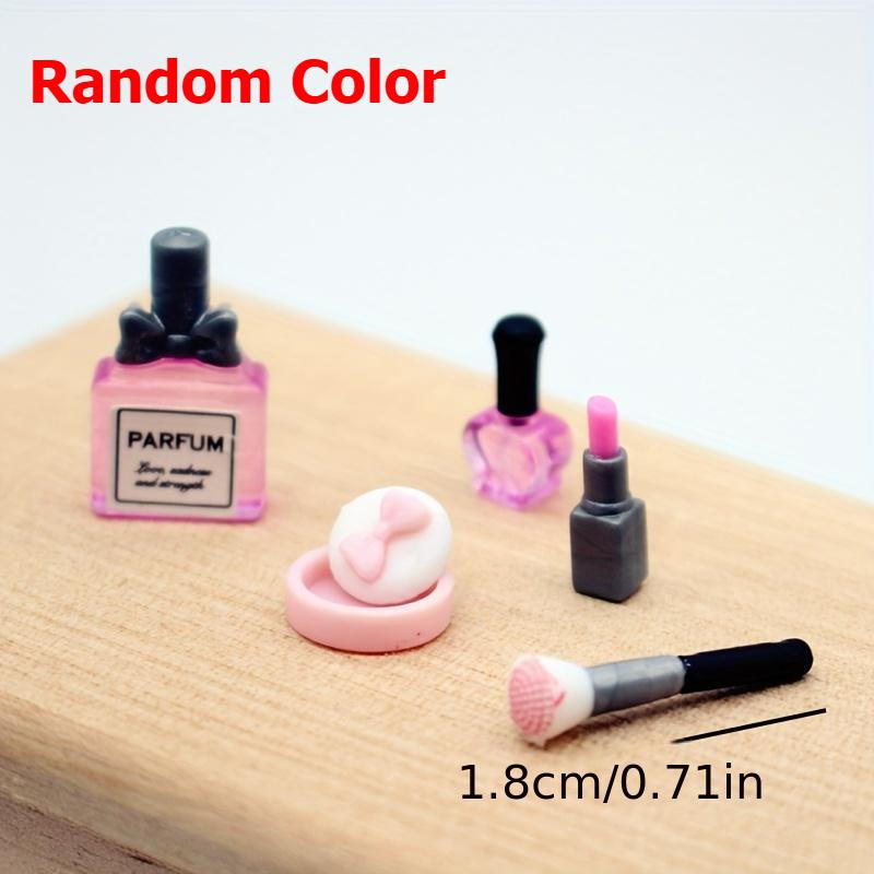 

Миниатюрная модель кисти для макияжа, помады, духов, пудры в масштабе 1/12, набор украшений - миниатюрное украшение для кухни/гостиной своими руками - идеальный подарок 1 Set