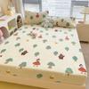 Class A New Thick Printed Milk Velvet Bed Sheet Student Dormitory Room Brushed Skin-friendly Mattress Bed Cover