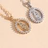 Virgin Jesus Religious Point Diamond Pendant Diy Collarbone Chain Necklace Pendant, Shoe And Hat Decoration, Jewelry Accessories