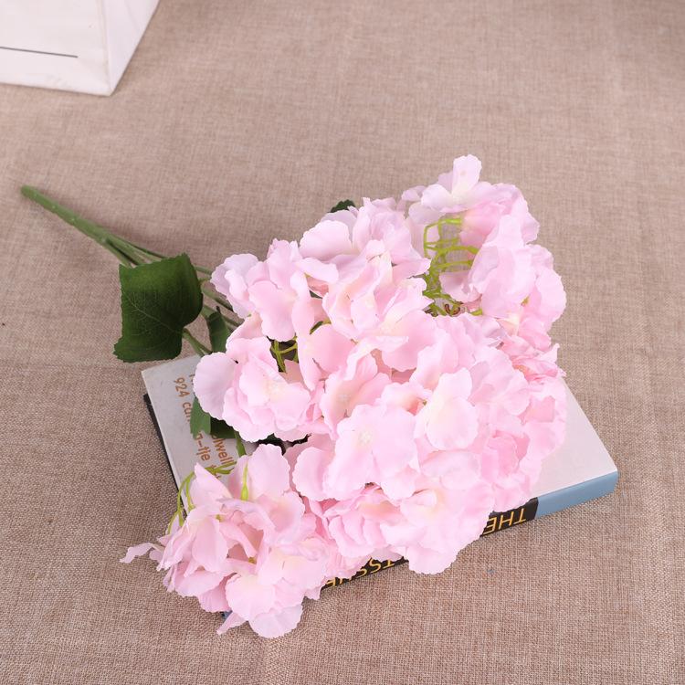 Road Lead Photography Flower Wall Props Decorative Hand Bouquet, Wedding Simulation Hydrangea
