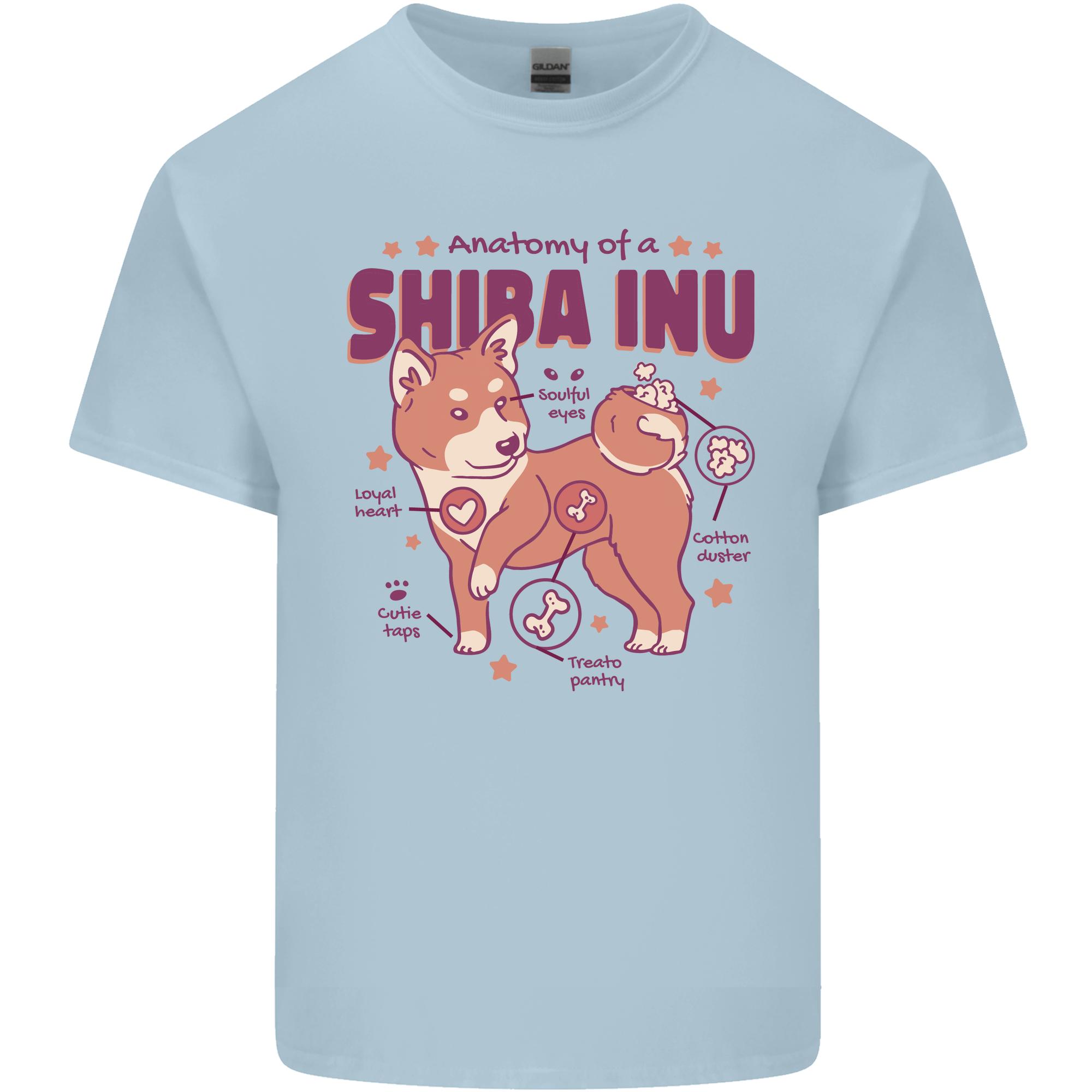 Shiba Inu Anatomy Unisexs Light Cotton TShirt S