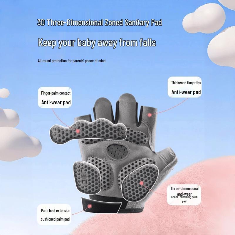 Mumuwu Kids Half-Finger Sports Gloves
