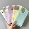 Luxury Clear Card Slot Holder Phone Case For IPhone 16 15 14 11 13 12Pro Max Wallet 2 In 1 Soft Protector Shockproof Candy Cover