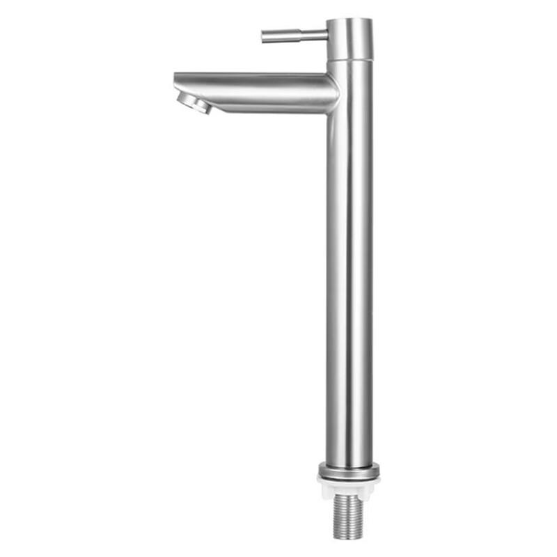 VEMUSE Stainless Steel Single Cold Basin Faucet