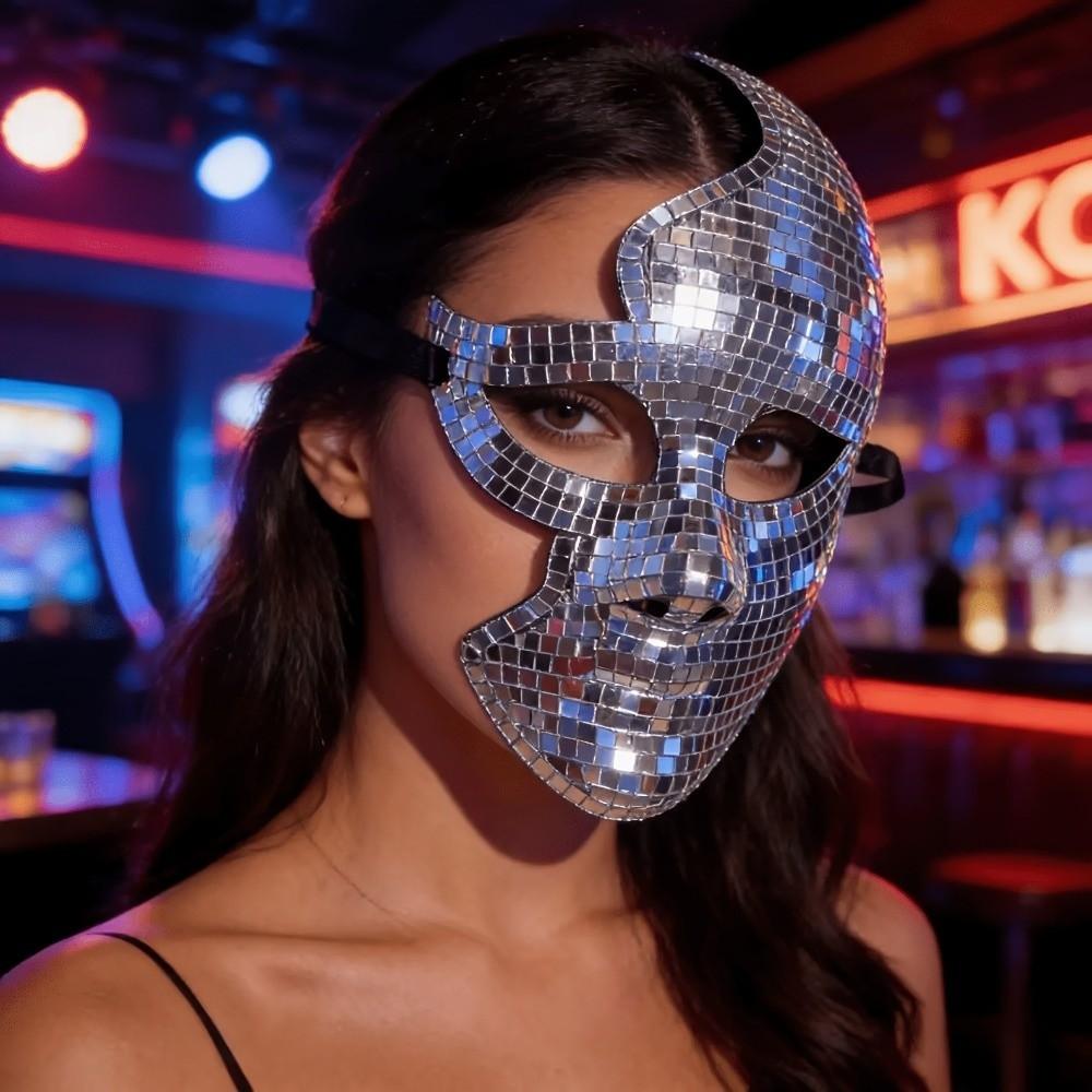 Steampunk Style Masquerade Mask Glitter Material Costume Mask Mardi Gras Carnival
