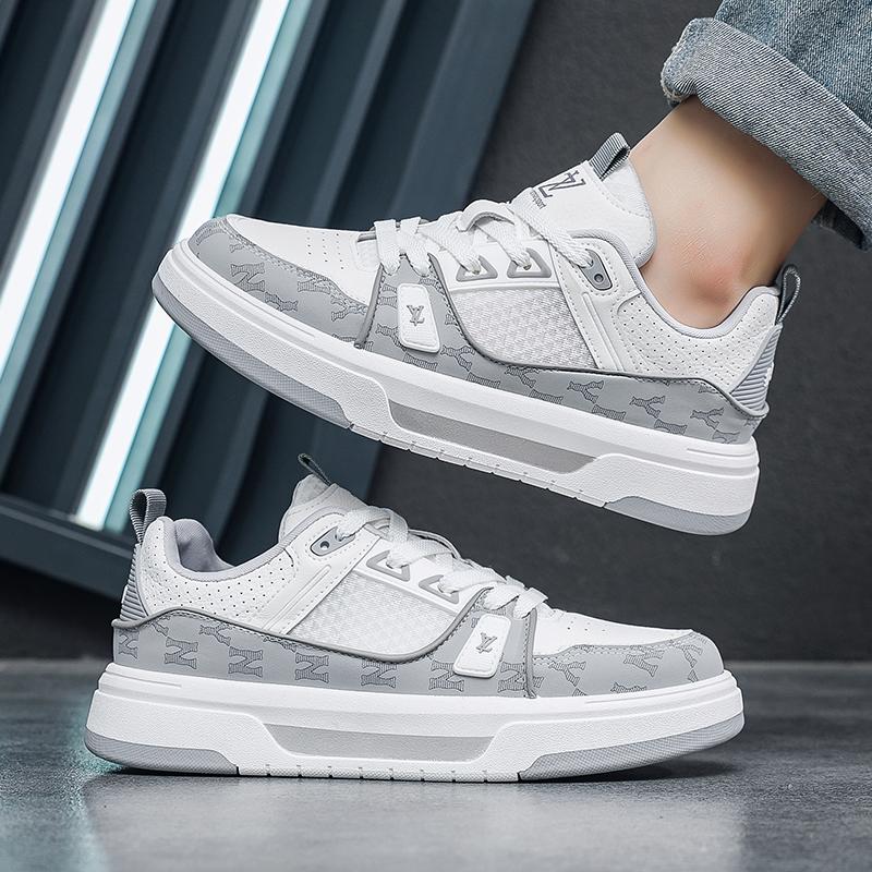 Moda pentru bărbați Pantofi de skateboard ocazional de jos pentru băieți Pantofi comozi Studenți de sex masculin Trend Talpă moale Clasic Respirabil Sală de sport Anti-alunecare