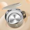 304 Stainless Steel Foam Bowl Large Capacity Double-Layer Anti-Scald Lunch Box With Tableware/Lid Can Drain Ramen Bowl
