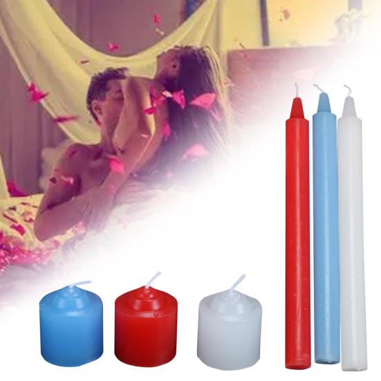 1 Krabička Nízkoteplotní Romantický Svíčkový Vosk Hry pro Dospělé Sex Svíčka Potěšení Hračky