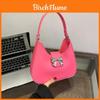 Schicke Minimalistische Damen PU Handtasche Elegante Frühjahrs Edition Ins Style Umhängetasche