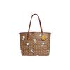 Peanuts Snoopy Dempsey Artificial Leather Tote Bag , Shopping Bag , Handbag , Shoulder Bag Large (Unisex) Shoulder Bags