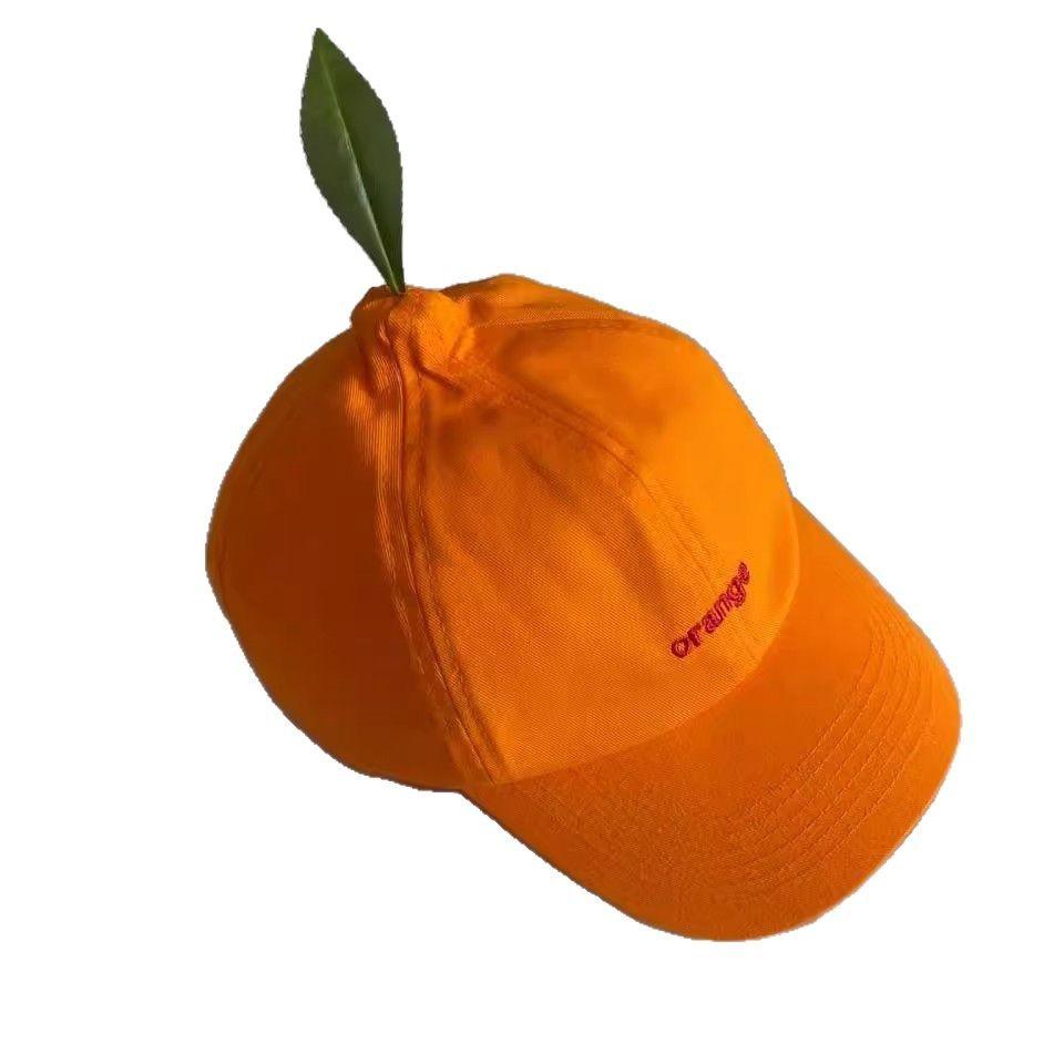 

Fashion Caps Cool Style Kawaii Hats Funny Design Orange Embroidered Orange Baseball Cap Women s Soft Top Baseball Cap Men s Cap