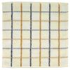 Nishio Imabari Towel Certified Hand Towel for Made in Checkered Imabari Towel Men, Japan, 100% Cotton, 25cm, Double-Sided Pile, Absorbent, Pattern,