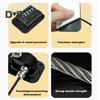 Refrigerator Freezer Door Lock with Password Adjustable Design No Tools Installation Easy To Set-up Child-Proof Fridge Door Lock