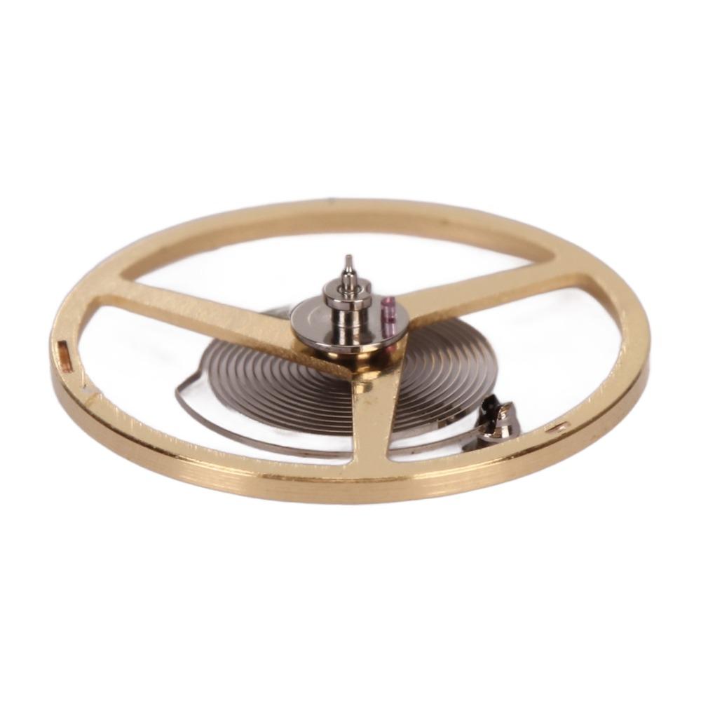 Gold Watch Balance Wheel Small Size Balance Wheel Hairspring for For ETA 2892 Timepiece Restoration