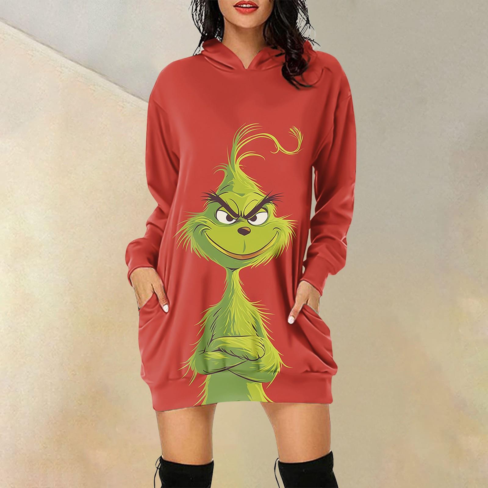 

Женская повседневная модная толстовка с капюшоном и длинным рукавом с принтом XL арбуз красный