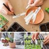 Yousheng 4 Inch Plant Labels Plastic Plant Name Tags Reusable Plant Tag Stakes with Marker Pen for Seedlings Flowers Herbs Vegetables