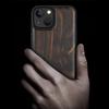 Carveit Magnetyczne Drewniane Etui na iPhone 14 [Naturalne Drewno & Czarny Miękki TPU] Unikalny & Klasyczny Drewniany Wstrząsoodporny Pokrowiec Ochronny Kompatybilny z