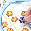 Kids' Growth and Discipline Magnetic Wall Chart with Reward Stickers for Time Management and Points Collection