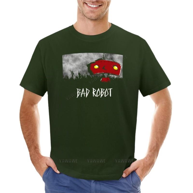 Bad Robot T-Shirt Short Sleeve Tee Short Sleeve Shirts Graphic Tees Mens T Shirt Graphic Male O-neck Tshirt