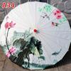 Silk Cloth Women Umbrella Cherry Blossoms Ancient Dance Umbrella Decorative Umbrella Chinese Style Oil Paper Umbrella