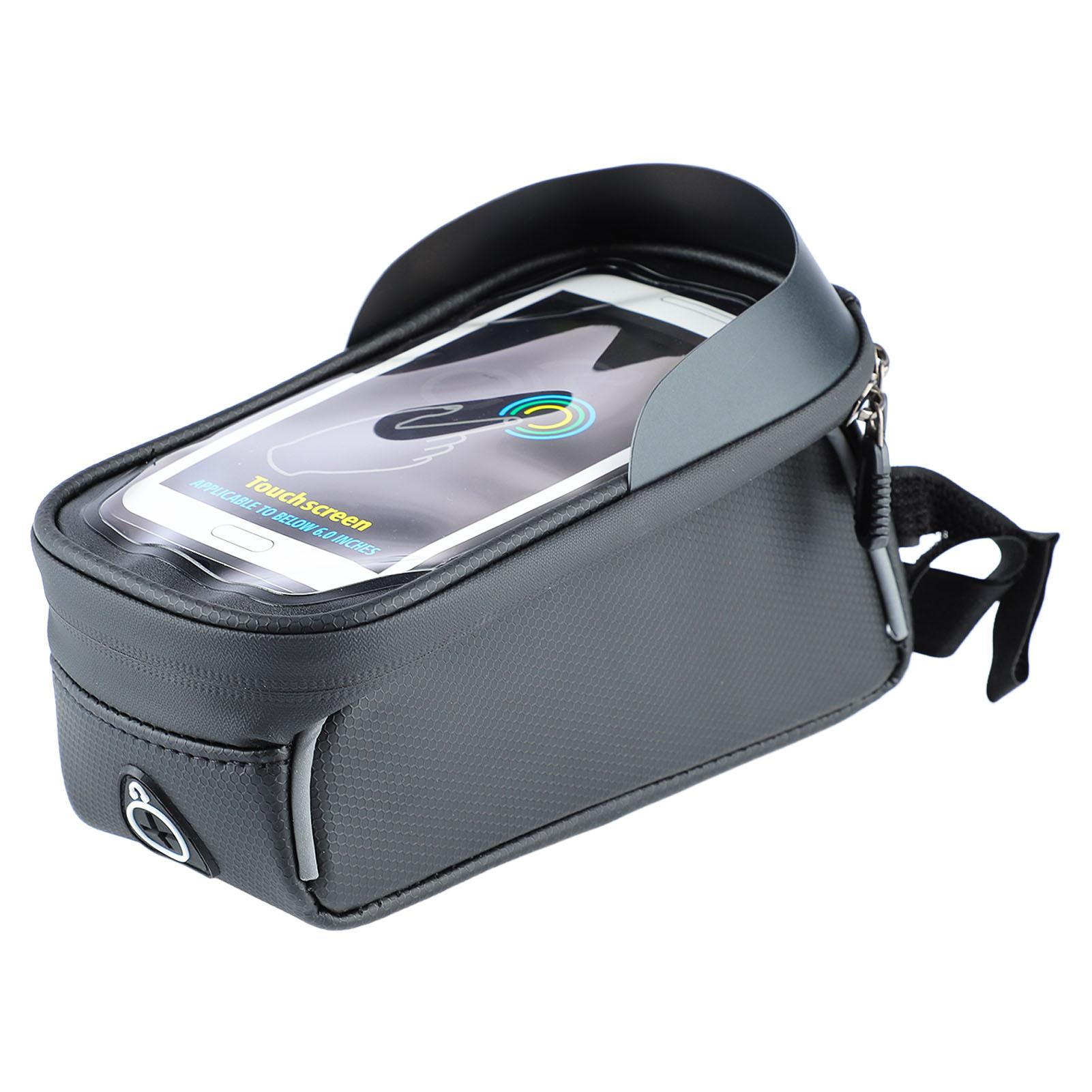 

Bicycle Phone Bag Cell Mount Holder Touchable Waterproof Storage Handlebar Accessories