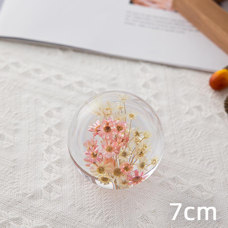 Dandelion & Sunflower Crystal Ball Ornament - High-End Gift for Christmas, Birthday, or Valentine's Day (M2)