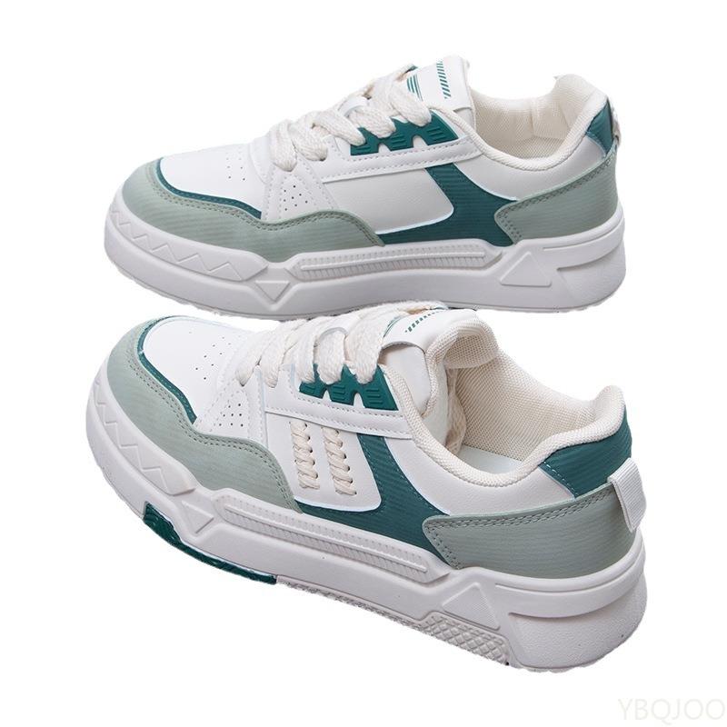 Thick soled shoes for women's spring sports leisure low cut height increasing simple comfortable wear-resistant board shoes