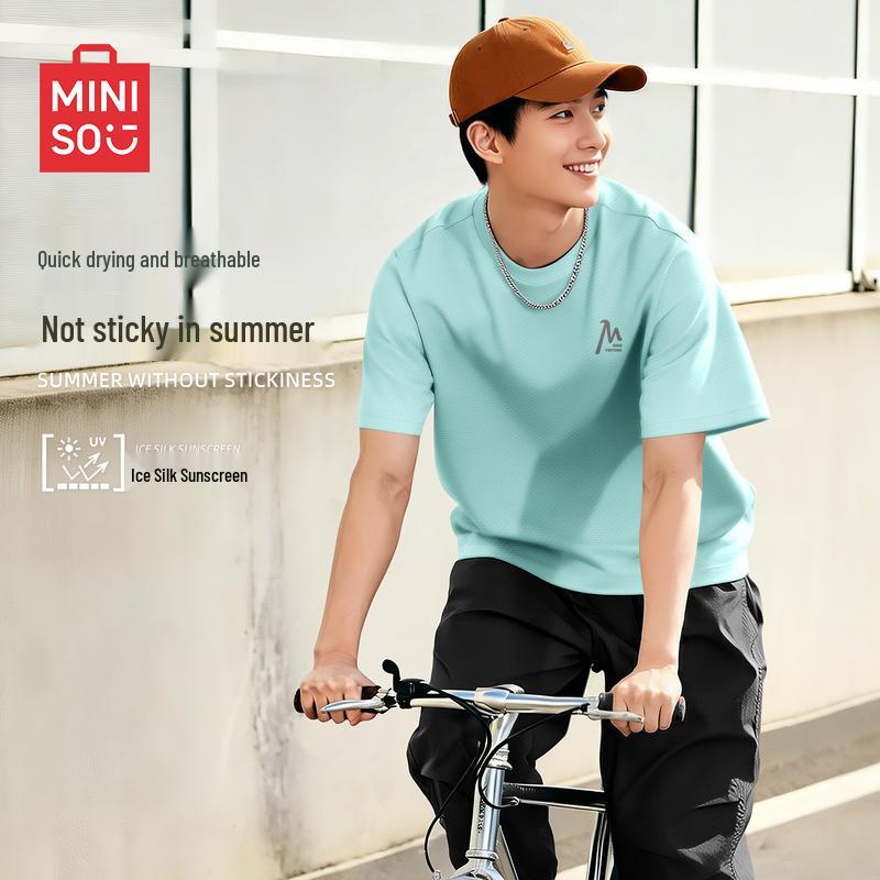 MINISO Men s Sun-Protective Quick-Dry Breathable T-Shirt XL / 180