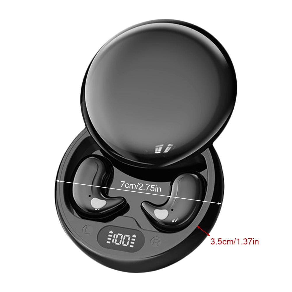 Wireless Earbuds BT 5.4 Sleep Earbuds in Ear Touch Screen Earphones LED Power Display Headset for Sleeping Sport