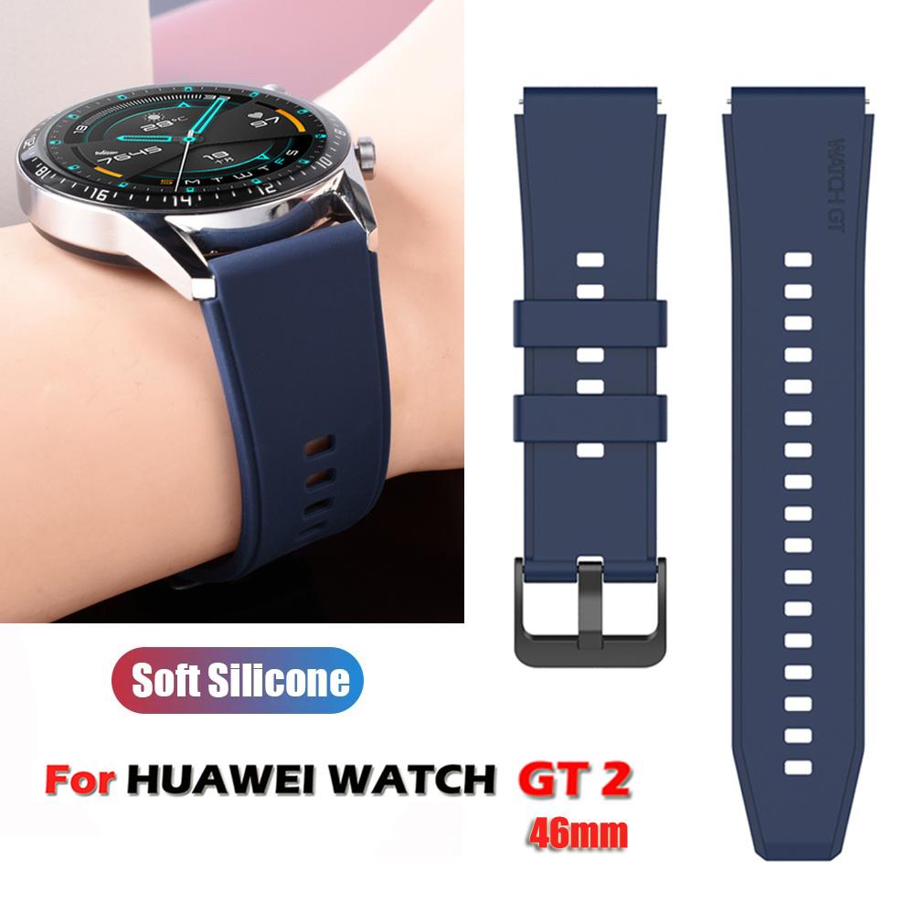 Αντικαταστάτης Λουράκι Για Huawei Watch GT 2 Pro Λουράκι Σιλικόνης Για Huawei Watch GT 2 46mm Λουράκι Μπρασελέ