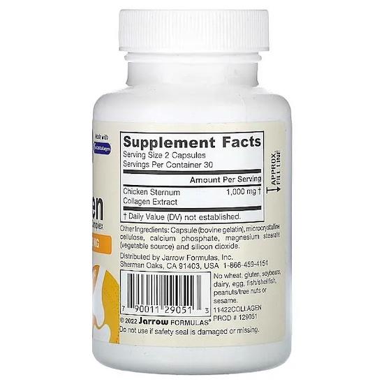 Jarrow Formulas – Kollagen-Komplex Typ II, 60 Kapseln.