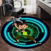 X-ray Protection Symbol round carpet Chair cushion Round Entryway Rug, Soft Round Rugs for Living Room, Bedroom, Circle Carpet decor gifts