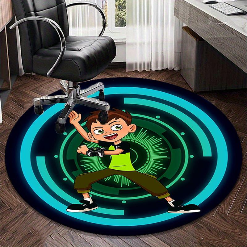 X-ray Protection Symbol round carpet Chair cushion Round Entryway Rug, Soft Round Rugs for Living Room, Bedroom, Circle Carpet decor gifts