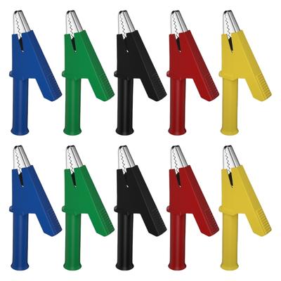 10mm Open Test Clamp Featuring 4mm Plugs Tail Electronics Project Development Tool for Electronic Engineers & Technicians