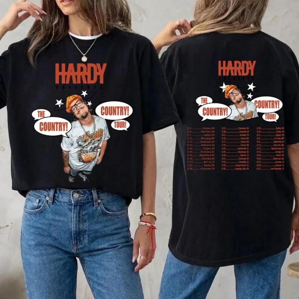 Hardy the Country Music Tour 2026 T-shirt, Hardy Concert T-Shirt S-5Xl