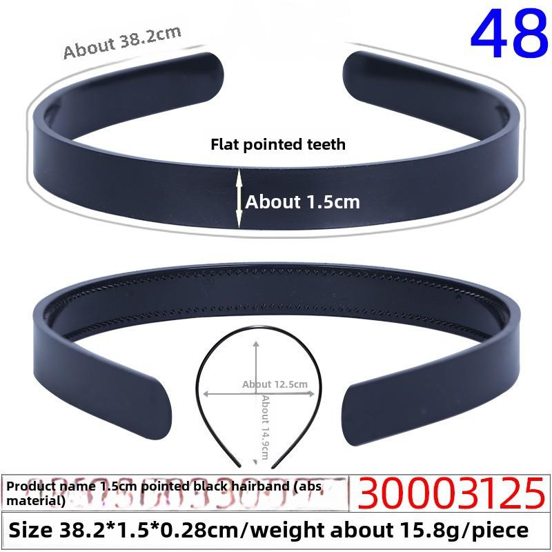 Highly Recommended Handmade Black Twisted Headband for Women - Perfect for DIY and Mother's Day.