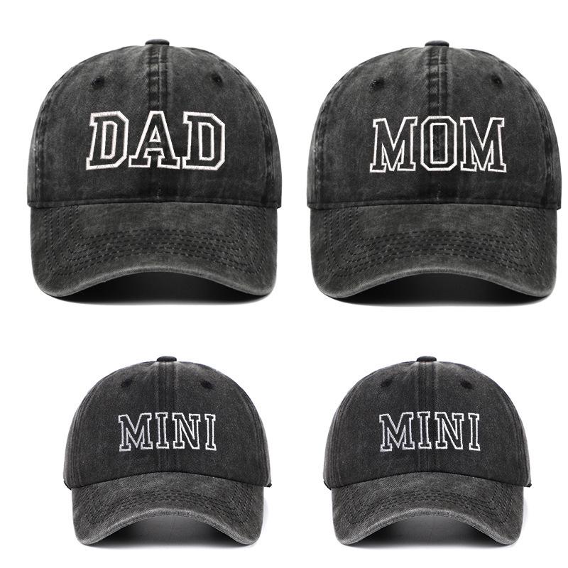 Cross-Border Embroidery Parent-Child Baseball Cap with Sun Protection