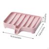 Bathroom Soap Dish Easily To Clean Waterfall Drain Saver Drainer Holder Box for